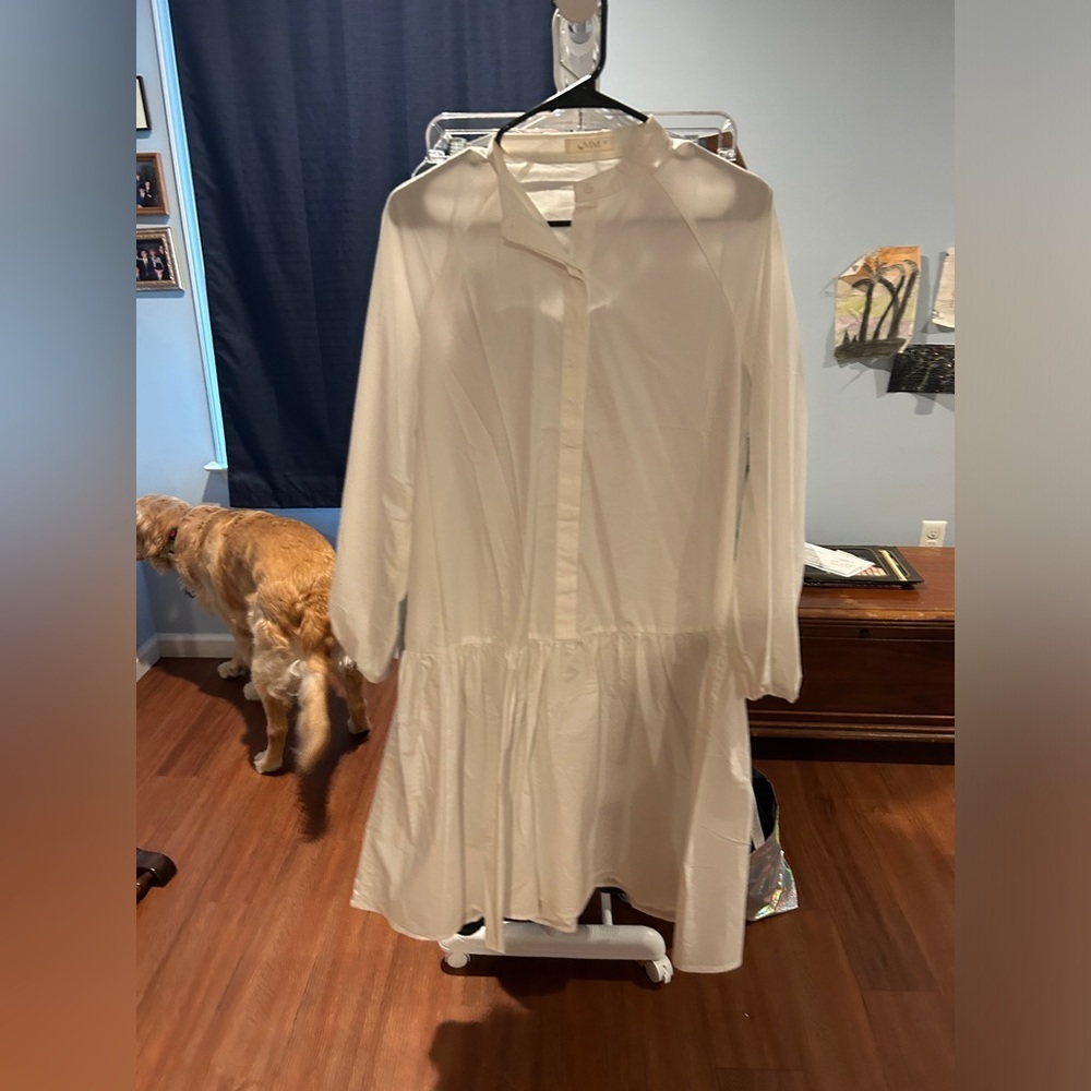 Mia mod white dress size Medium